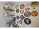 Close-up of wet bar featuring beverage taps and chalk board with decorative wall art at 2750 Evolutionary Ln, Las Vegas, NV 89138
