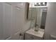 Bathroom featuring large mirror, vanity with sink, and a medicine cabinet at 3101 E Carey Ave, North Las Vegas, NV 89030