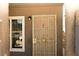Apartment entrance features a secure metal gate, a window, and the unit number on the door at 3101 E Carey Ave, North Las Vegas, NV 89030