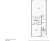 Floorplan of lower level featuring a garage, two bathrooms, a storage, and a bedroom at 3159 Via Como, Henderson, NV 89044