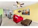 Loft area featuring eclectic decor and comfortable seating at 3159 Via Como, Henderson, NV 89044