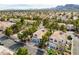 Desirable neighborhood showcasing mature landscaping, mountain views, and custom homes at 3481 Creek River Dr, Las Vegas, NV 89129