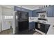 Practical laundry area conveniently located adjacent to kitchen at 3481 Creek River Dr, Las Vegas, NV 89129