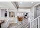 Open floor plan featuring new flooring, neutral paint and updated fixtures at 4308 Desert Haven Ave, North Las Vegas, NV 89085