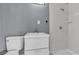 Bathroom featuring modern sink, toilet and shower at 4404 Hillcrest Ave, Las Vegas, NV 89102