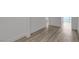 A modern hallway featuring light wood flooring at 4404 Hillcrest Ave, Las Vegas, NV 89102