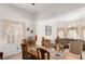 Comfortable dining room with stylish furniture and decor at 5104 Burr Oak Dr, Las Vegas, NV 89130