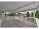 Spacious covered balcony with views of the neighborhood and mature trees at 601 Cragin Park Dr, Las Vegas, NV 89107