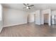 Modern living area showcasing laminate floors and a seamless layout, perfect for entertaining guests at 6140 Passionate Ct, North Las Vegas, NV 89031