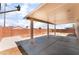 This covered patio is perfect for outdoor entertaining at 6140 Passionate Ct, North Las Vegas, NV 89031