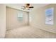 Bedroom with carpet flooring, neutral walls and window coverings at 625 Loyalty Ct, Henderson, NV 89011