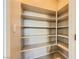 Spacious walk-in pantry with multiple shelves for ample storage at 625 Loyalty Ct, Henderson, NV 89011