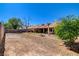Spacious backyard featuring a block wall, and clear blue sky at 7417 Radville Dr, Las Vegas, NV 89129