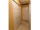 Hallway features tile floor and double door closet at 7850 Flagler St, Las Vegas, NV 89139