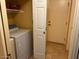 Laundry room with side-by-side washer and dryer, offering convenience and functionality at 7850 Flagler St, Las Vegas, NV 89139