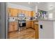 Well-equipped kitchen featuring stainless steel appliances, granite countertops, and light wood cabinetry at 10180 Delray Beach Ave # 202, Las Vegas, NV 89129
