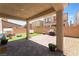 Beautiful backyard featuring pavers, a small grass area, and a built in gas grill at 10829 Crestview Pointe Ave, Las Vegas, NV 89166