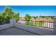 Balcony with a view of the neighborhood and a metal railing at 11569 Velicata Ct, Las Vegas, NV 89138