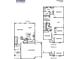 Detailed floor plan showcasing a spacious open-concept living area with a large kitchen and a 3-car garage at 1206 Dre Harbor Pl. Ln # 84, North Las Vegas, NV 89084