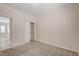 Neutral bedroom with a walk in closet and carpet at 177 Shaded Peak St, Henderson, NV 89012