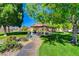 Community gazebo area with picnic tables and lush green surroundings at 177 Shaded Peak St, Henderson, NV 89012