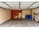 Spacious garage with storage cabinets and ample room for parking at 2199 Timescape Ct, Las Vegas, NV 89123