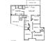 Second floor plan displaying bedrooms, baths, and closets, showing the layout of the upper level of the home at 2732 Dune Cove Rd, Las Vegas, NV 89117