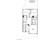 Upstairs floor plan features primary bedroom with bath, two secondary bedrooms, and a shared bath at 2766 Via Napoli, Henderson, NV 89044