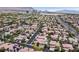 Wide aerial view of a well-planned Las Vegas residential community with mature trees and manicured streets at 3000 Hammerwood Dr, Las Vegas, NV 89135