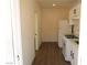 The kitchen is well-designed with modern appliances and white cabinetry at 404 Vassar Ln, Las Vegas, NV 89107