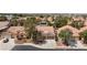 Aerial view of neighborhood showing multiple homes at 4176 Demoline Cir, Las Vegas, NV 89141