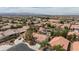 Expansive neighborhood view showcasing desert landscaping and various rooflines at 4176 Demoline Cir, Las Vegas, NV 89141