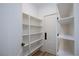Walk-in pantry with ample shelving and storage space at 4176 Demoline Cir, Las Vegas, NV 89141