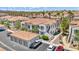Aerial view showcasing the property, garages, and beautiful community at 50 Aura De Blanco St # 2104, Henderson, NV 89074