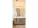 Bathroom with double sink vanity and a large mirror for lots of counter space at 5112 Foggia Ave, Las Vegas, NV 89130
