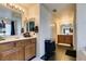 Bathroom features dual sinks, spacious countertops, and ample lighting at 6052 Puesta Del Sol St, North Las Vegas, NV 89081