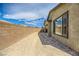 Large backyard, perfect for outdoor activities, with a brick perimeter fence for privacy and security at 6607 Summershade St, North Las Vegas, NV 89086