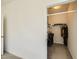 Organized walk-in closet with shelving and hanging space, providing ample storage solutions at 6607 Summershade St, North Las Vegas, NV 89086