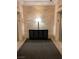 Elevator lobby features custom millwork and carpet at 125 E Harmon Ave # 2918, Las Vegas, NV 89109