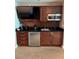 Stylish kitchenette equipped with modern appliances and ample counter space, ideal for quick meals at 125 E Harmon Ave # 2918, Las Vegas, NV 89109