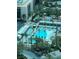 This stunning pool is surrounded by lush landscaping, creating a private oasis for relaxation and recreation at 125 E Harmon Ave # 2918, Las Vegas, NV 89109