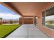 Outdoor patio featuring beautiful green space and views at 1398 Pin Cushion Rdg, Mesquite, NV 89034