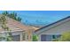 Scenic view of the Las Vegas skyline from the rooftop at 1574 Ward Frontier Ln, Henderson, NV 89002