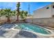 Inviting backyard pool offers a refreshing escape with ample space for relaxation and entertainment at 1600 Becke Cir, Las Vegas, NV 89104