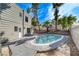 Backyard boasts a refreshing swimming pool, spacious patio, and lush greenery for tranquil outdoor living at 1600 Becke Cir, Las Vegas, NV 89104