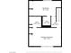 Second floor plan features a bedroom, two bathrooms, a hall, and a primary bedroom with attached bathroom at 163 Greenbriar Townhouse Way, Las Vegas, NV 89121