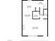 First floor plan featuring a kitchen, dining area, living room, bathroom, hall, entry and walk-in closet at 163 Greenbriar Townhouse Way, Las Vegas, NV 89121