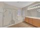 Bathroom with shower and tub at 2039 Colvin Run Dr, Henderson, NV 89052