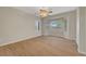 Bedroom with wood flooring and bay window at 2039 Colvin Run Dr, Henderson, NV 89052
