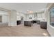 Modern kitchen with stainless steel appliances, a center island, and an open layout at 2039 Colvin Run Dr, Henderson, NV 89052